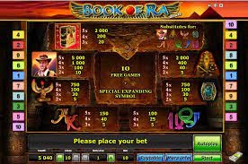 Book of Ra Deluxe Paytable