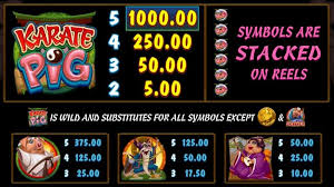 Karate Pig free spins