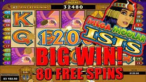 Mega Moolah Isis free spins