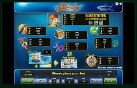 Sharky paytable