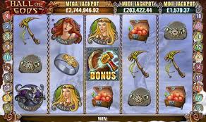 Símbolos Wild y Scatter del Hall of Gods