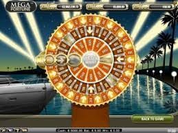 Mega Fortune jackpot wheel
