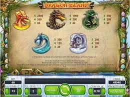 Dragon Island Paytable